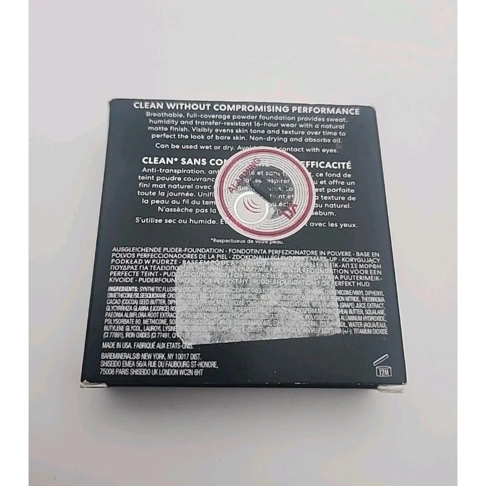 bareMinerals Barepro 16HR Powder Foundation Light 25 Neutral Matte Full 0.28oz